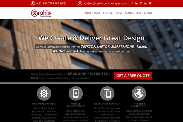 orphictechnologies.com site used Orphic-technologies