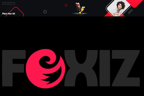 Foxiz theme site design template sample