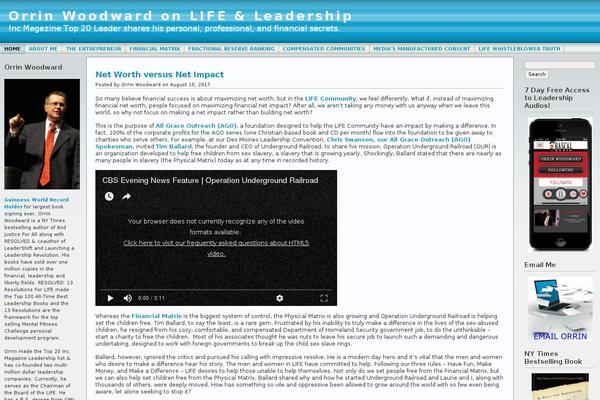 WordPress website example screenshot