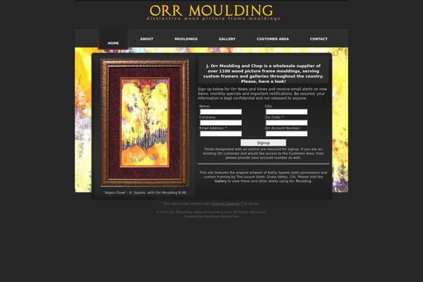 orrmoulding.com site used Orr