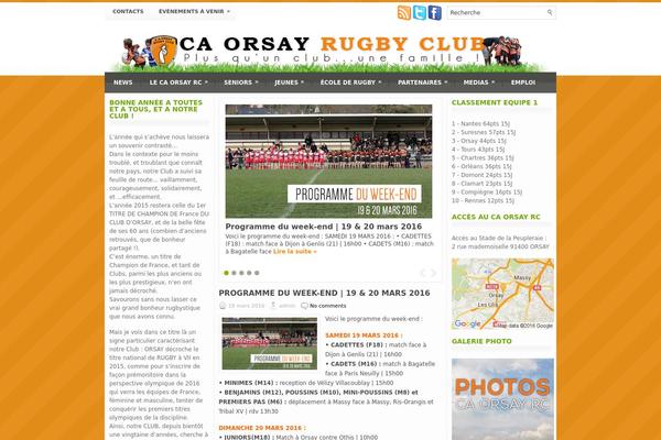 orsay-rugby.org site used Admirable