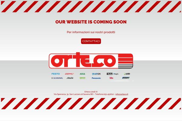 orteco.it site used Orteco_bianco