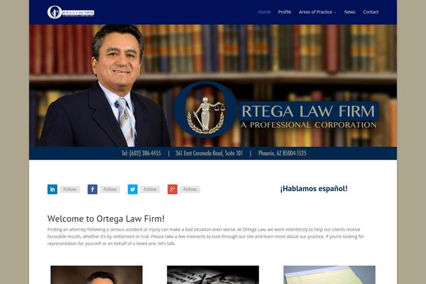 Divi theme site design template sample