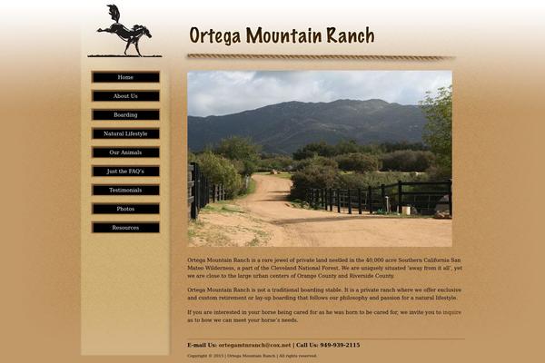 ortegamountainranch.com site used Omr