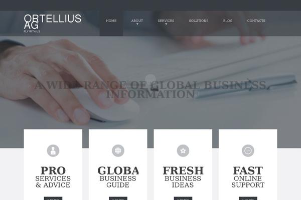 WordPress website example screenshot