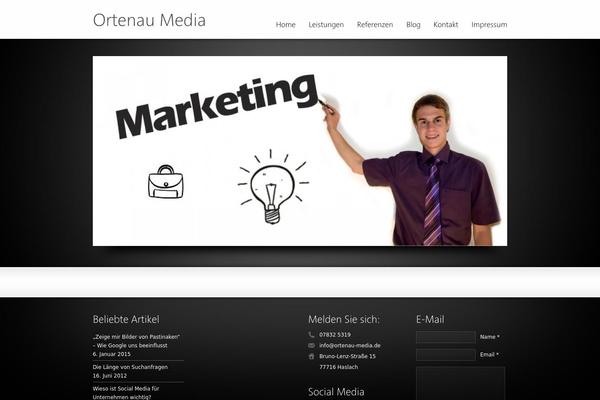 WordPress website example screenshot