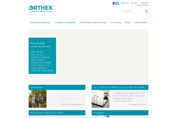 orthex.ca site used Orthex