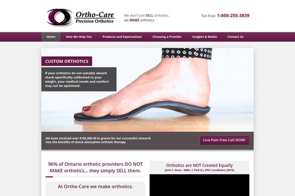 ortho-care.ca site used Orthocare