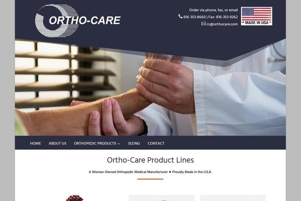 orthocare.com site used Orthocare