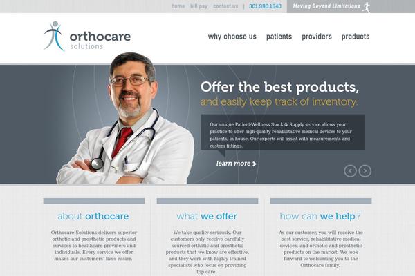 orthocaresolutions.com site used Ortheme