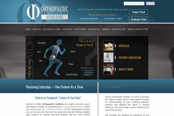 orthopaedicinstitute.com site used Orthopaedicinstitute.com