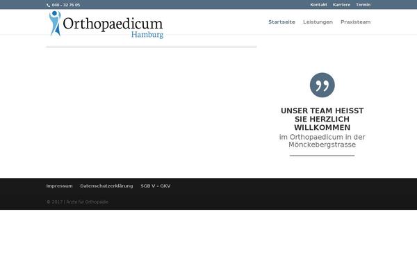 orthopaedicum-hamburg.de site used Orthopaedicum