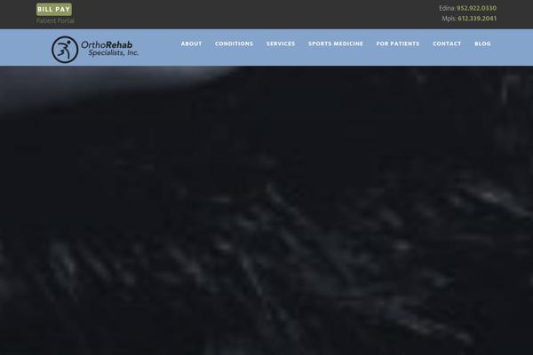 orthorehabpt.com site used Ortho-rehab