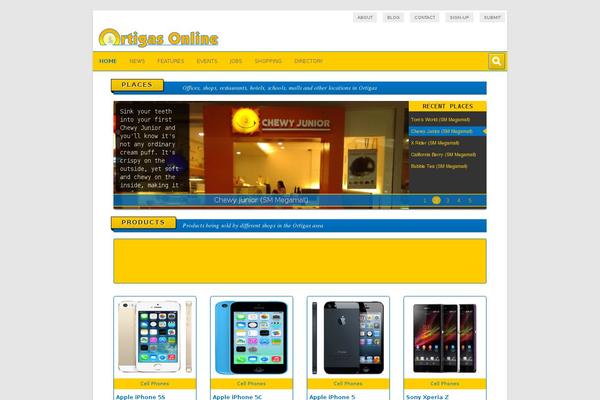 ortigas.com site used Cswp-theme-danielle