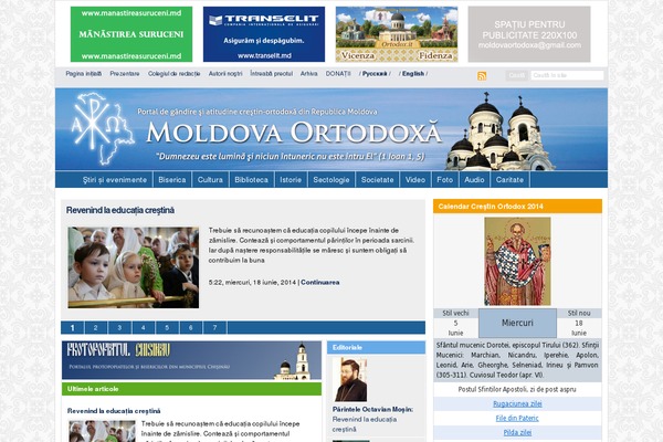 ortodox.md site used Ortodox
