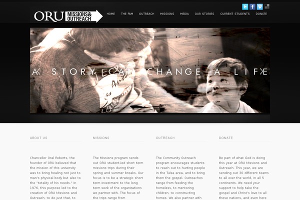 inFocus theme site design template sample
