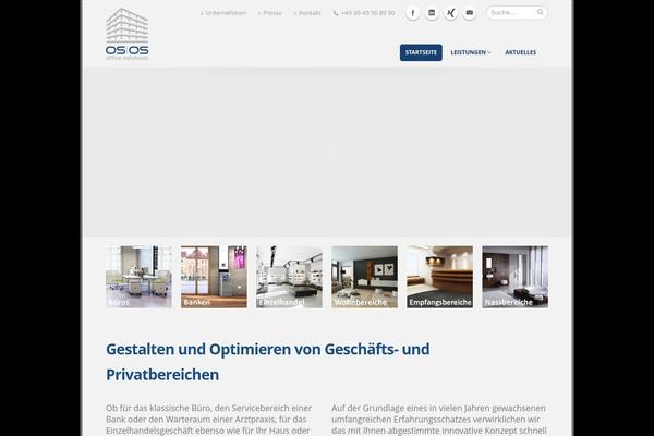 Porto theme site design template sample