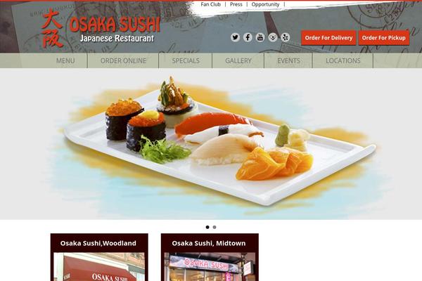 osakasushi.com site used Osakasushi