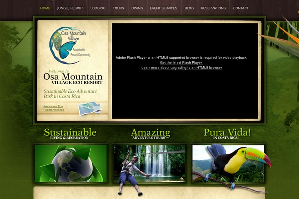 osamountainresort.com site used Osa