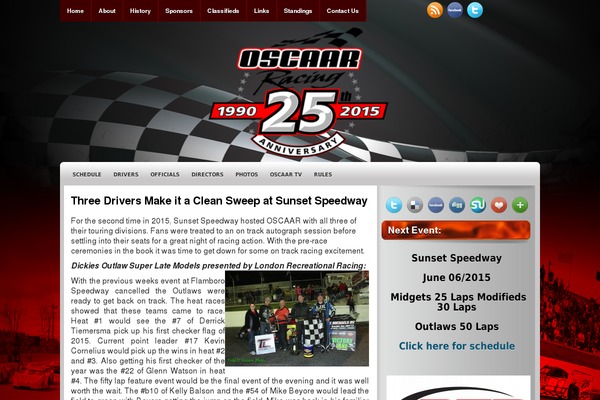 oscaar.ca site used Autoracing