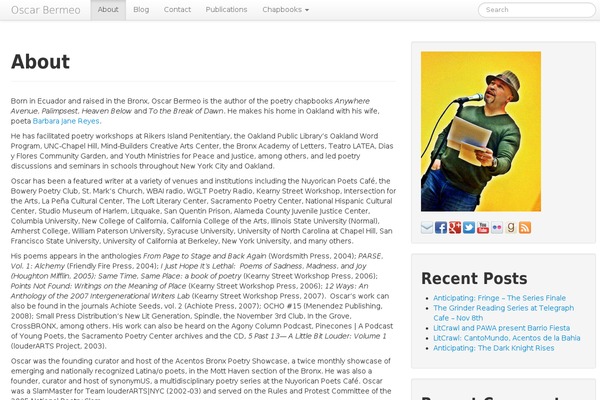 WordPress website example screenshot