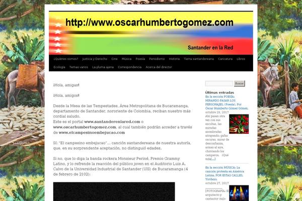 oscarhumbertogomez.com site used Twenty-ten-child