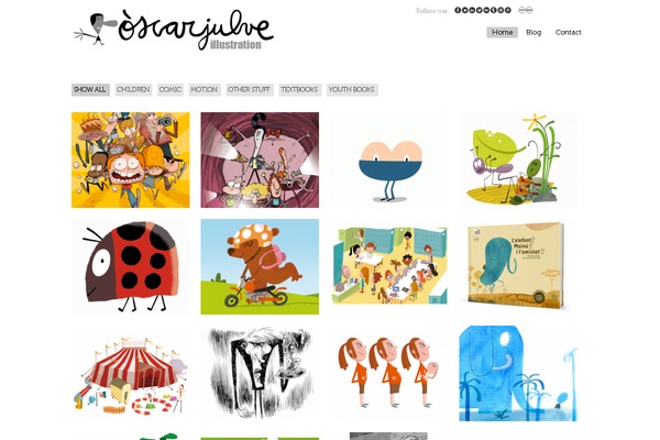 oscarjulve.com site used Julve