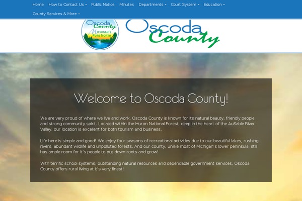 oscodacountymi.com site used Oscoda-county-v2