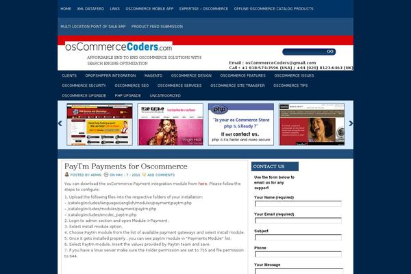 oscommercecoders.com site used Oscommercecoders