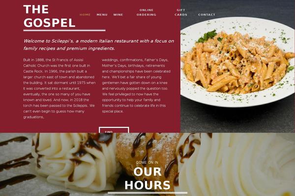 Twenty Seventeen theme site design template sample