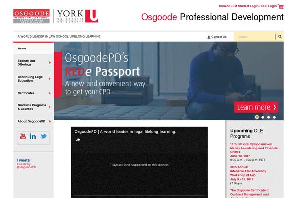 osgoodepd.ca site used Osgoode-pd