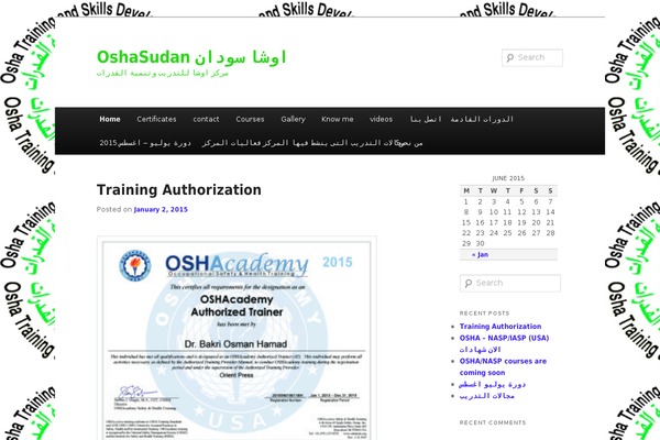Site using WordPress Language plugin