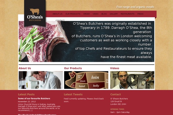 osheasbutchers.com site used Osheas