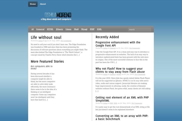 oshuamoreno.com site used Metamorphosis2