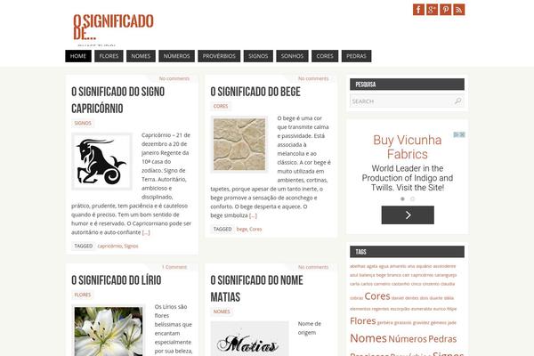 Parabola theme site design template sample