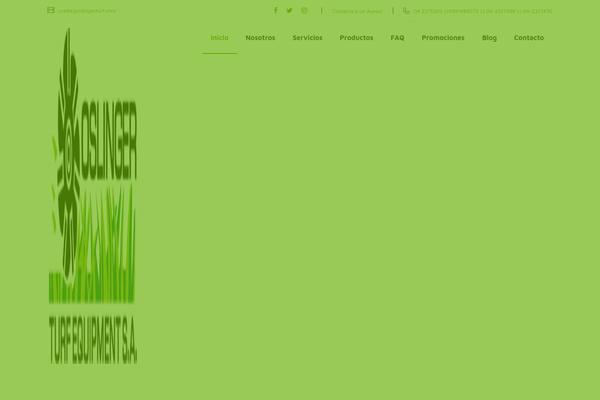 Gardening theme site design template sample