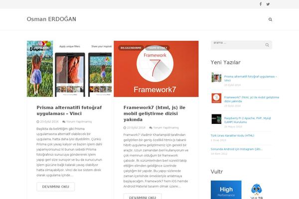 Impreza theme site design template sample