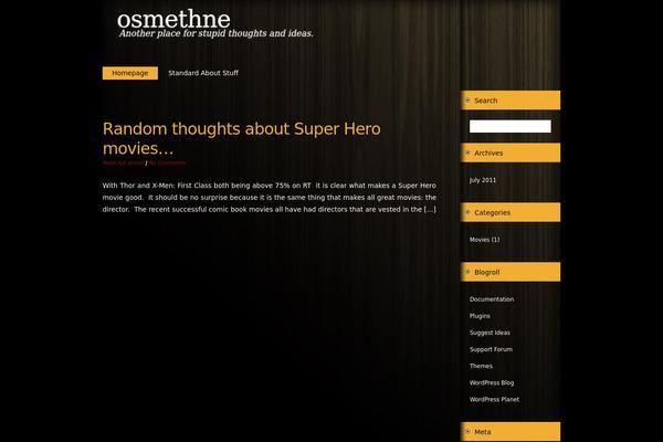 osmethne.com site used Woodworking
