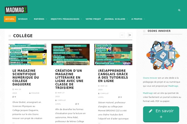Hueman theme site design template sample