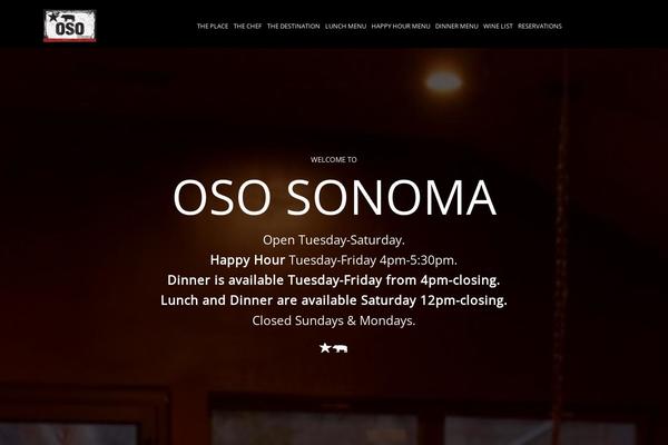 ososonoma.com site used Restaurant-pro