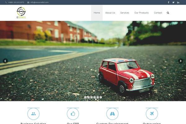 Impreza theme site design template sample