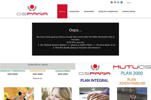 ospana.com.ar site used Xjupiter