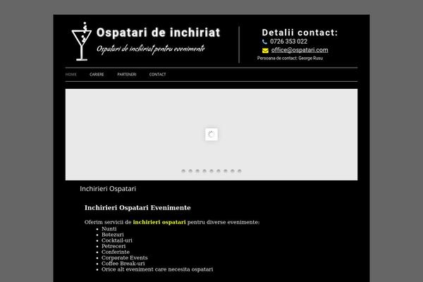 Twenty Twelve theme site design template sample