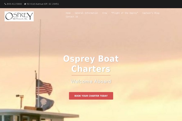 ospreyboatcharters.com site used Lamaro