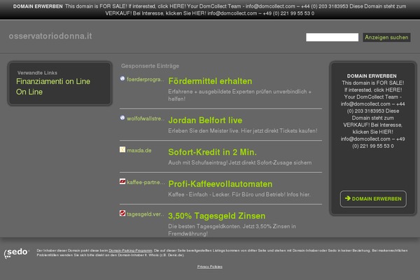 osservatoriodonna.it site used Osservatoriodonna.it