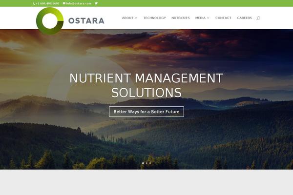 ostara.com site used Ostara