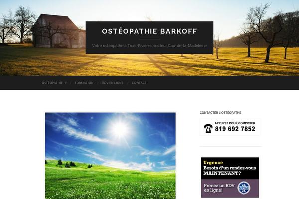 WordPress website example screenshot