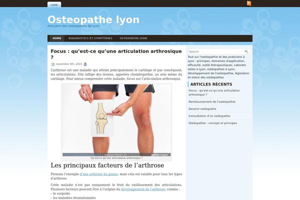osteopathe-lyon.com site used Summy