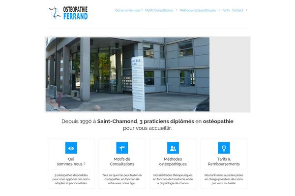 osteopathie-ferrand.com site used Osteopathie-ferrand