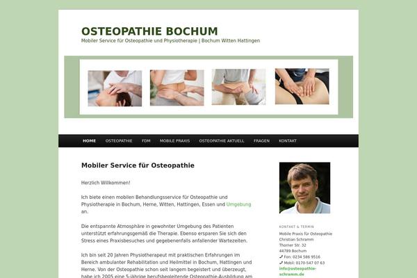 WordPress website example screenshot